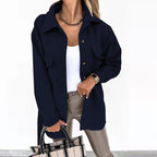 Lapel Jacket Fashion Casual Single-Breasted Coat With Belt Spring Autumn Women's Clothing