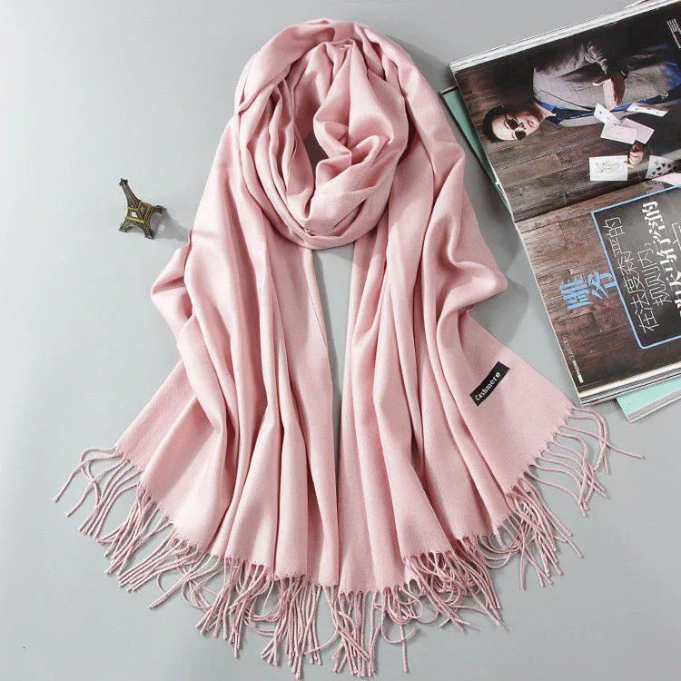 Fashion Cashmere Dual-use Shawl Warm Scarf - DanaFashionstore