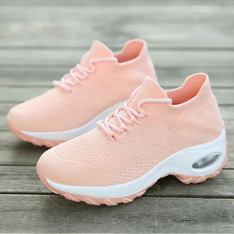 Sports Women Flying Knit Socks Shaking Shoes - DanaFashionstore
