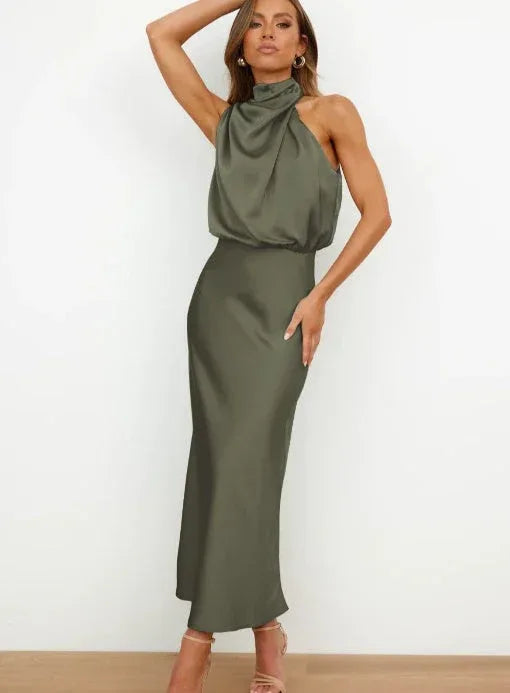 Summer Sleeveless Dress Ins Fashion Elegant Evening Party Club Clothing For Women - DanaFashionstore