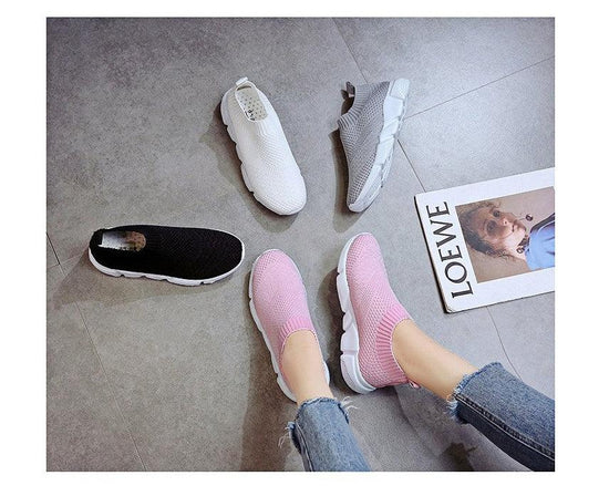 Large size flying woven mesh shoes - DanaFashionstore