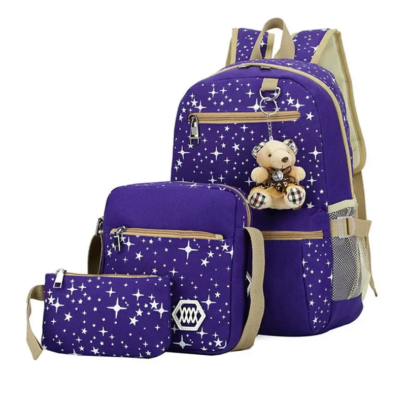 Three-piece backpack - DanaFashionstore