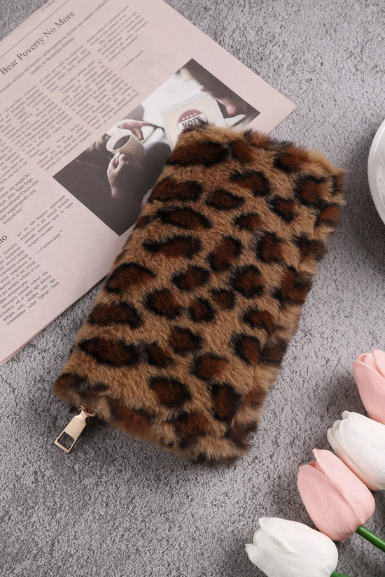 Creative Plush Coin Purse Fashion Leopard Print - DanaFashionstore