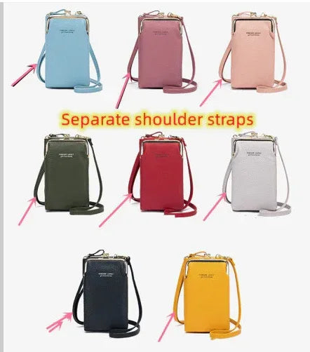 Fashion Lychee Pattern Solid Color Diagonal Shoulder Bag - DanaFashionstore