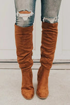 Side zip over the knee boots - DanaFashionstore