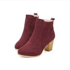 Women's high heel side zipper Martin boots - DanaFashionstore