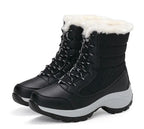 Snow Boots Female High To Help Waterproof Ladies Cotton Shoes Boots Plus Velvet Shoes - DanaFashionstore