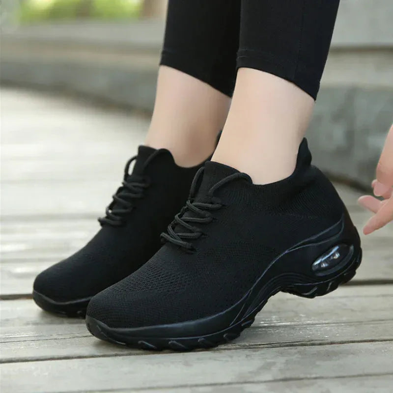 Sports Women Flying Knit Socks Shaking Shoes - DanaFashionstore