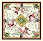 Sailing Print Emulation Silk Scarf Fashion Shawl - DanaFashionstore
