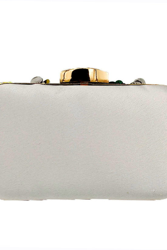 Flower Beaded Banquet Bag Party Clutch - Dana Fashion