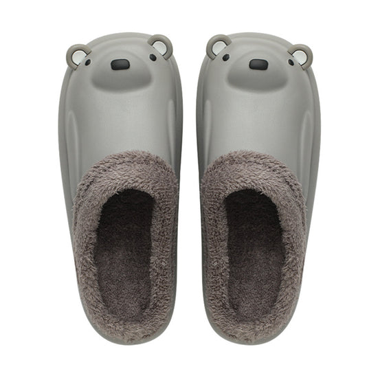 Home Non-slip And Warm Cartoon Bear Slippers