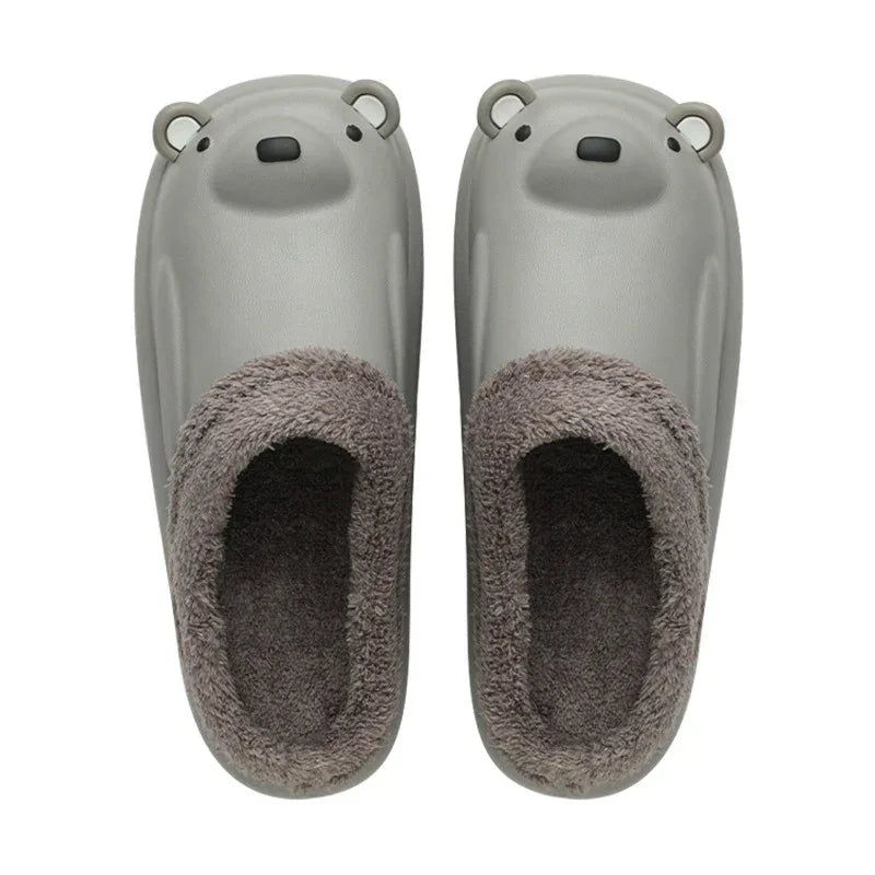 Home Non-slip And Warm Cartoon Bear Slippers - DanaFashionstore
