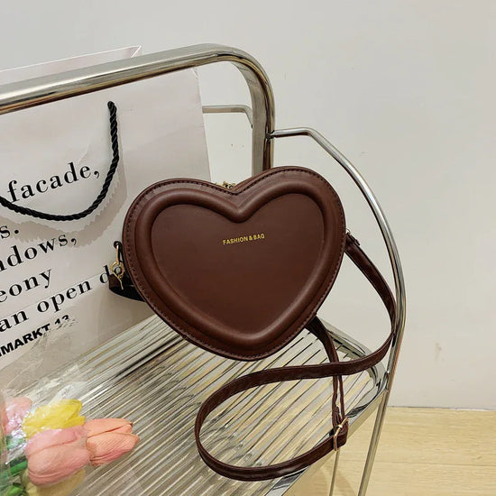 Fashion Heart Shaped Shoulder Messenger Bag - DanaFashionstore