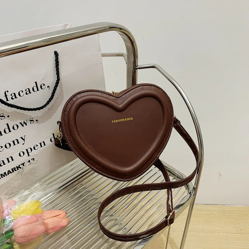 Fashion Heart Shaped Shoulder Messenger Bag - DanaFashionstore