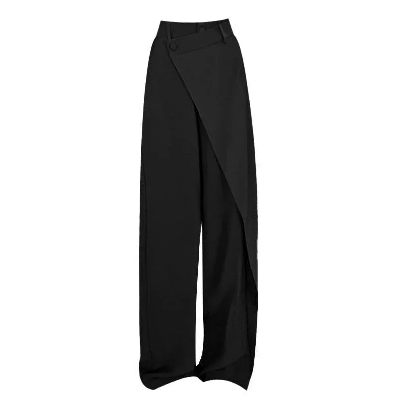 Irregular Wide-leg Pants Ins Fashion Loose Trousers Women's Clothing - DanaFashionstore