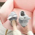 Women's Thick-soled Winter High-heeled Cotton Slippers - DanaFashionstore