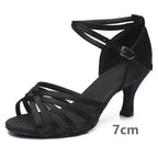 Indoor satin Latin dance shoes - DanaFashionstore