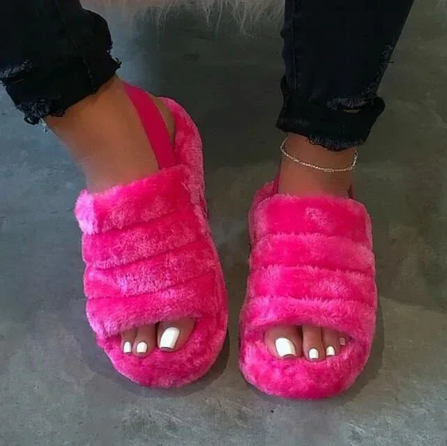 Open-toe slippers with thick bottom muffins - DanaFashionstore