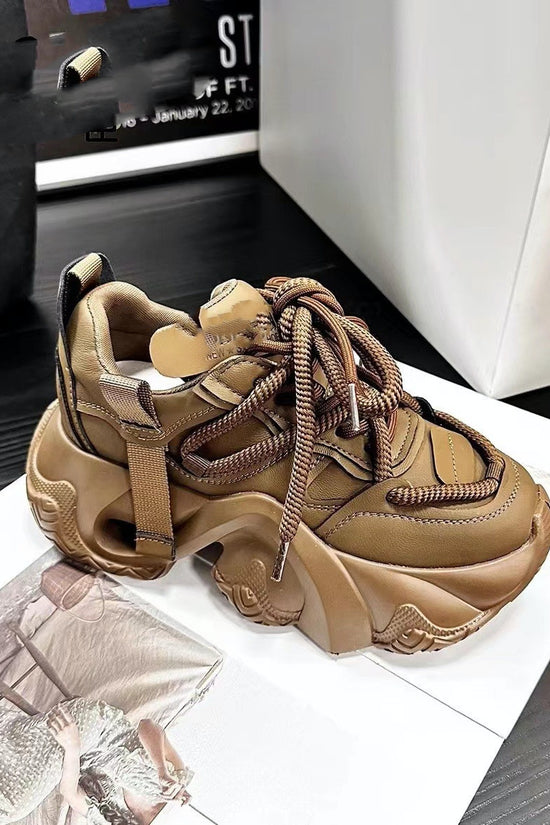 Fried Street Women's Super Hot All-match Small Thick Bottom Increased Lightweight Sneaker