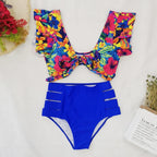 Women's Flounced Bikini Split Swimsuit - DanaFashionstore