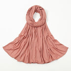 Women's Knitted Thread Cotton Striped Solid Color Scarf - DanaFashionstore