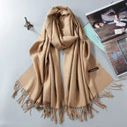 Fashion Cashmere Dual-use Shawl Warm Scarf - DanaFashionstore