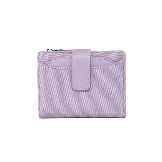 Women's Short Solid Color Leather Wallet - DanaFashionstore