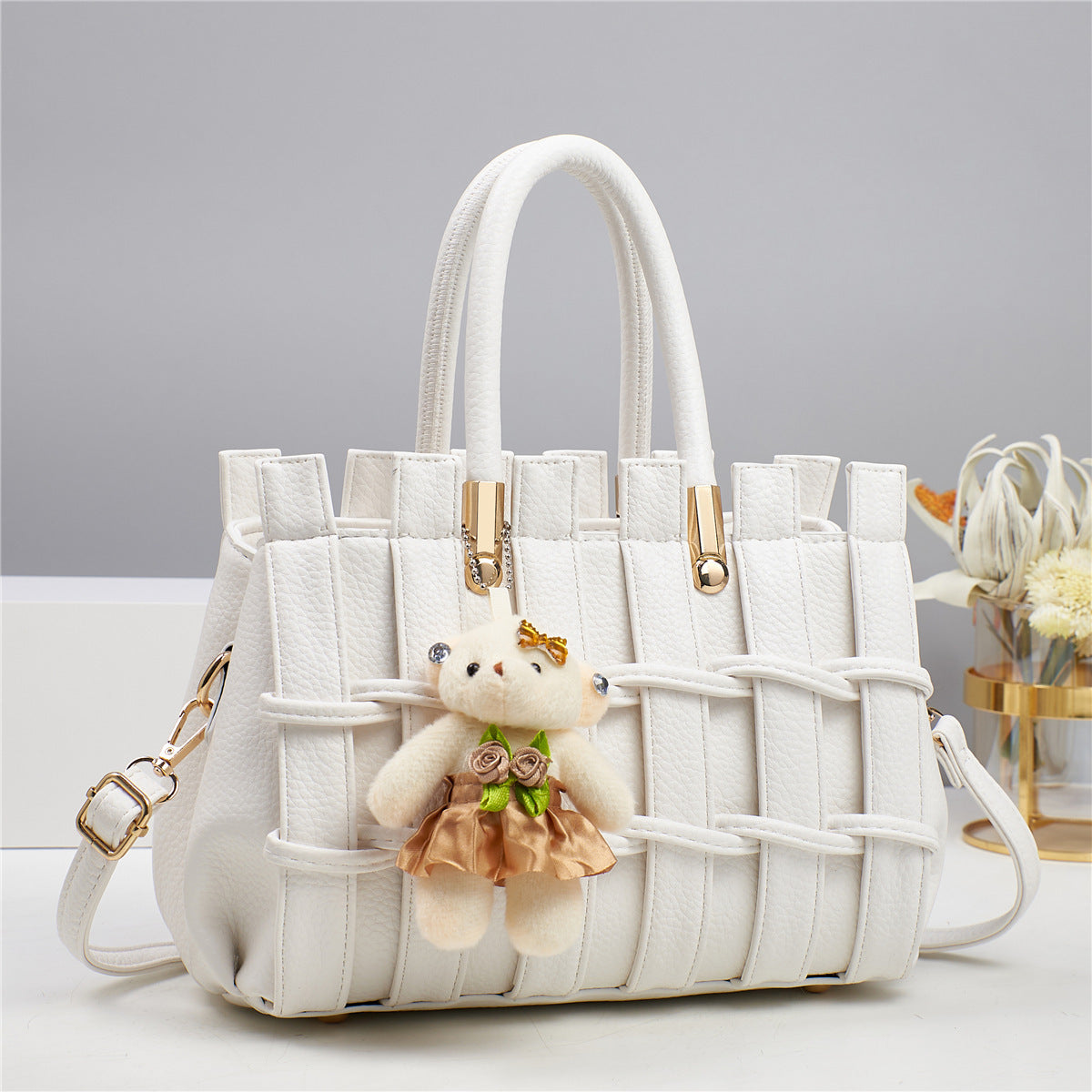 New Anti-scratch Women's Bag Fashion Hand-woven Handbag Shoulder Bag - Dana Fashion