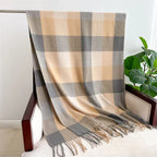 Thick Warm Outer Shawl Tassel South Korea Artificial Cashmere Scarf - DanaFashionstore