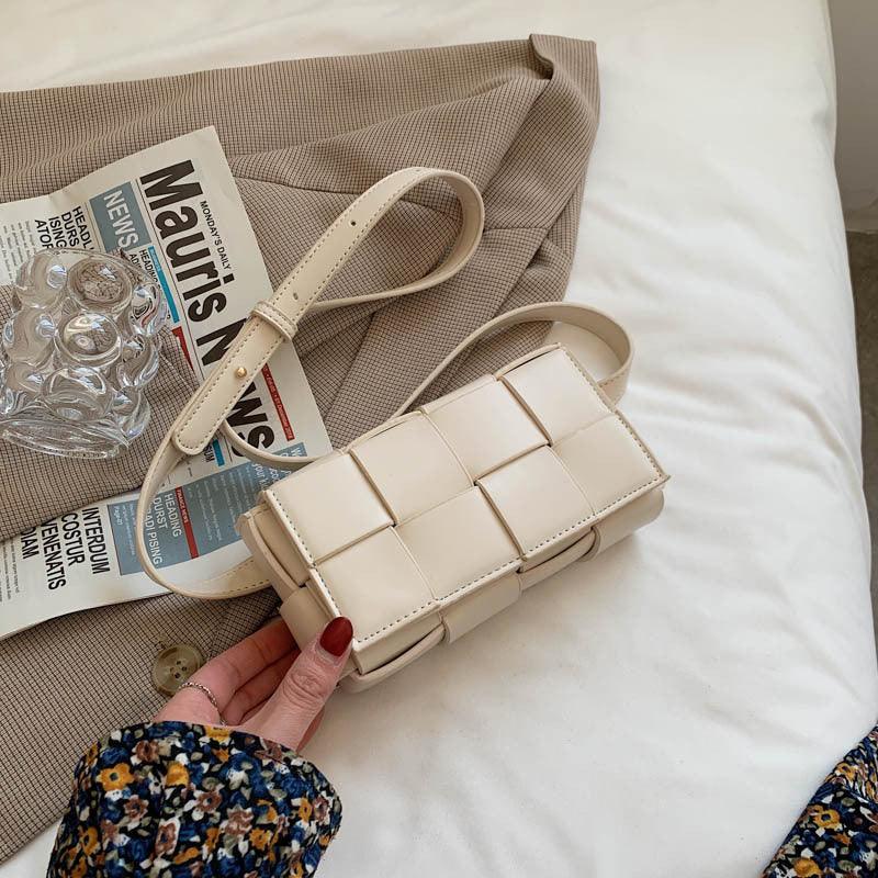 All-match Shoulder Bag Handmade Woven Small Square Bag - DanaFashionstore