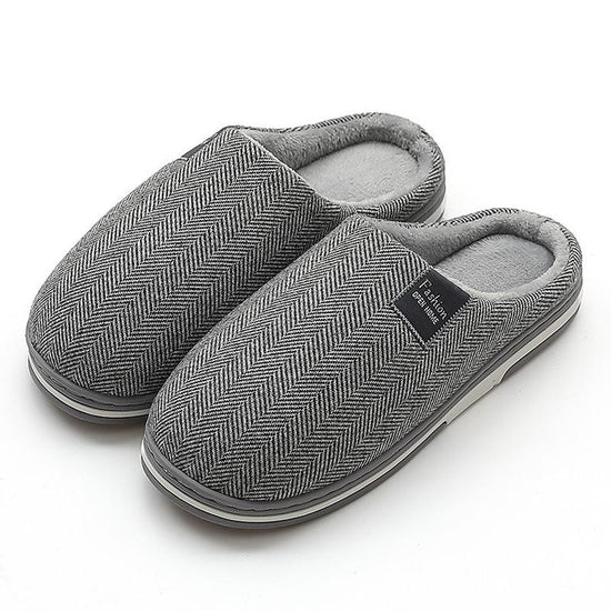 Low-heeled Warm Confinement Suede Slippers