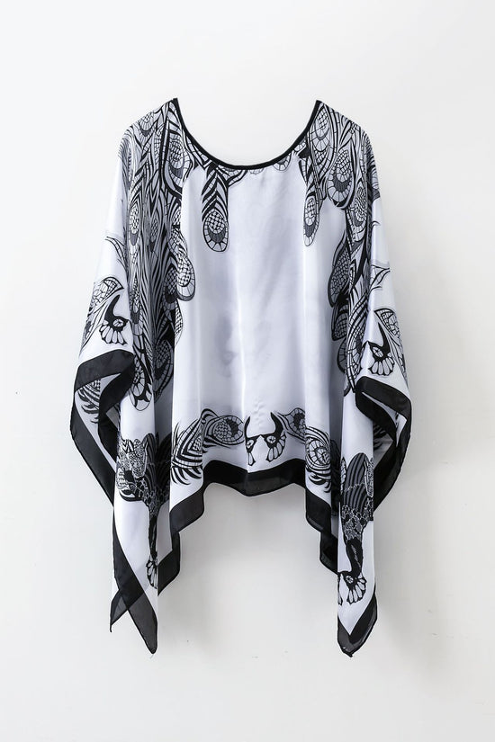 Pullover Shawl Outerwear Cover-up Multifunctional Scarf