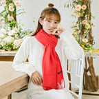 Pure Color Warm Keeping Scarf All-match Cashmere Shawl - DanaFashionstore
