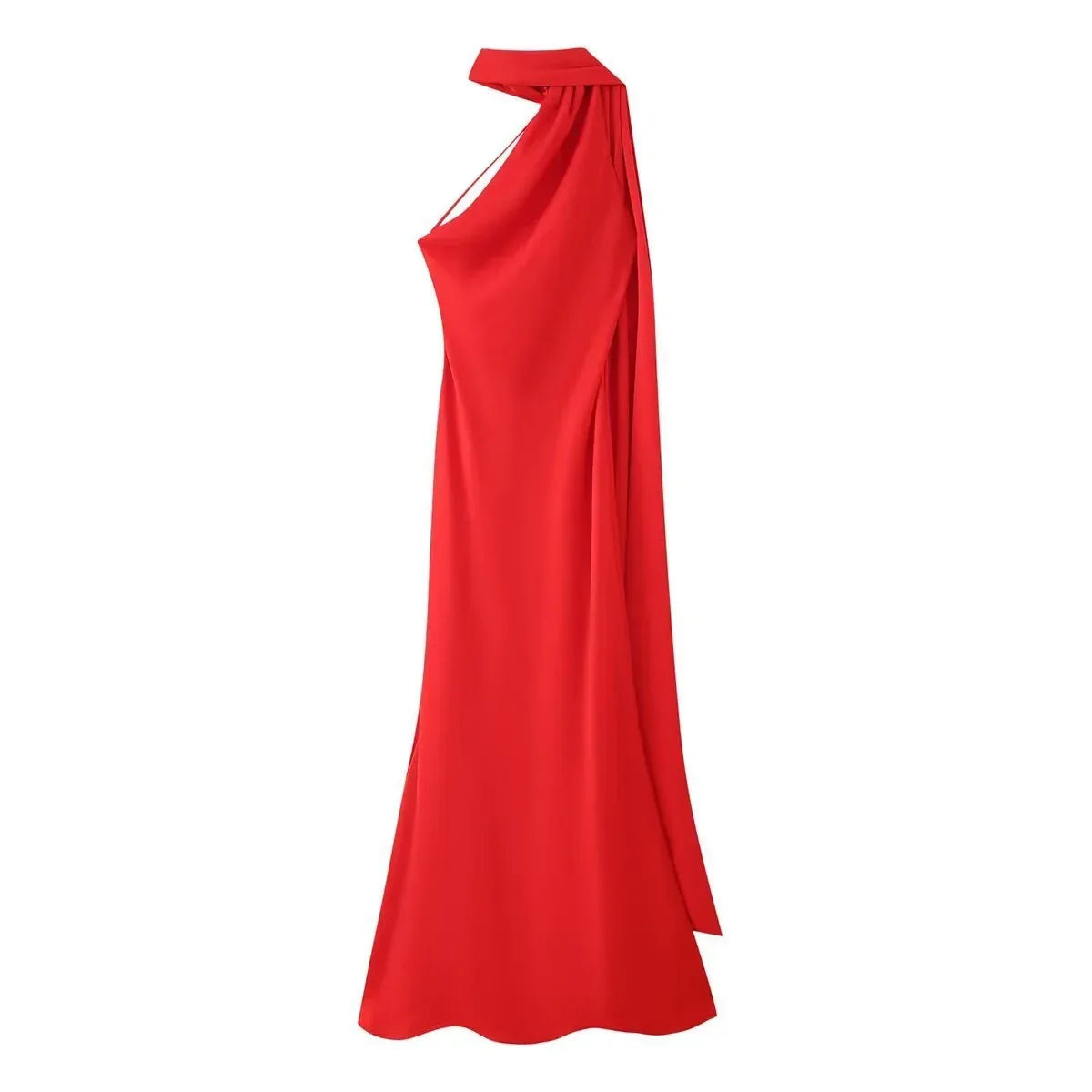 Elegant Satin Ribbon Sling Dress 2026 - Sleeveless Party Dress - DanaFashionstore