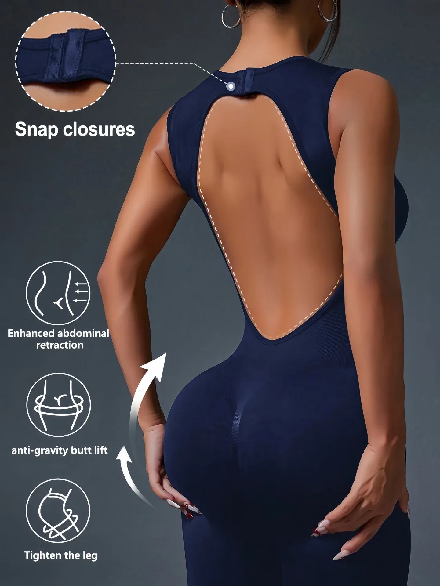All-in-One Yoga Jumpsuit 2026 - Fashion Personality Activewear - DanaFashionstore