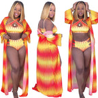 Women's Casual European And American Sexy Printed Bikini Swimming Suit - DanaFashionstore