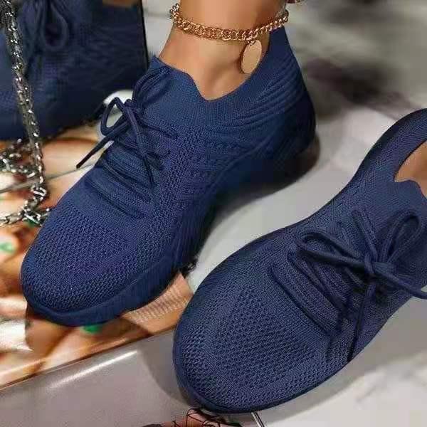 Women's Sneaker Thick Bottom Solid Color Dad Shoes - DanaFashionstore