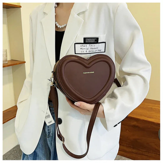Fashion Heart Shaped Shoulder Messenger Bag - DanaFashionstore