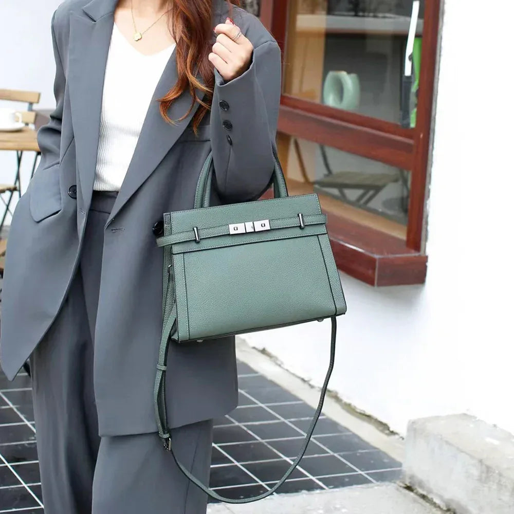 High-Grade Small Square Genuine Leather All-match Shoulder Bag - DanaFashionstore