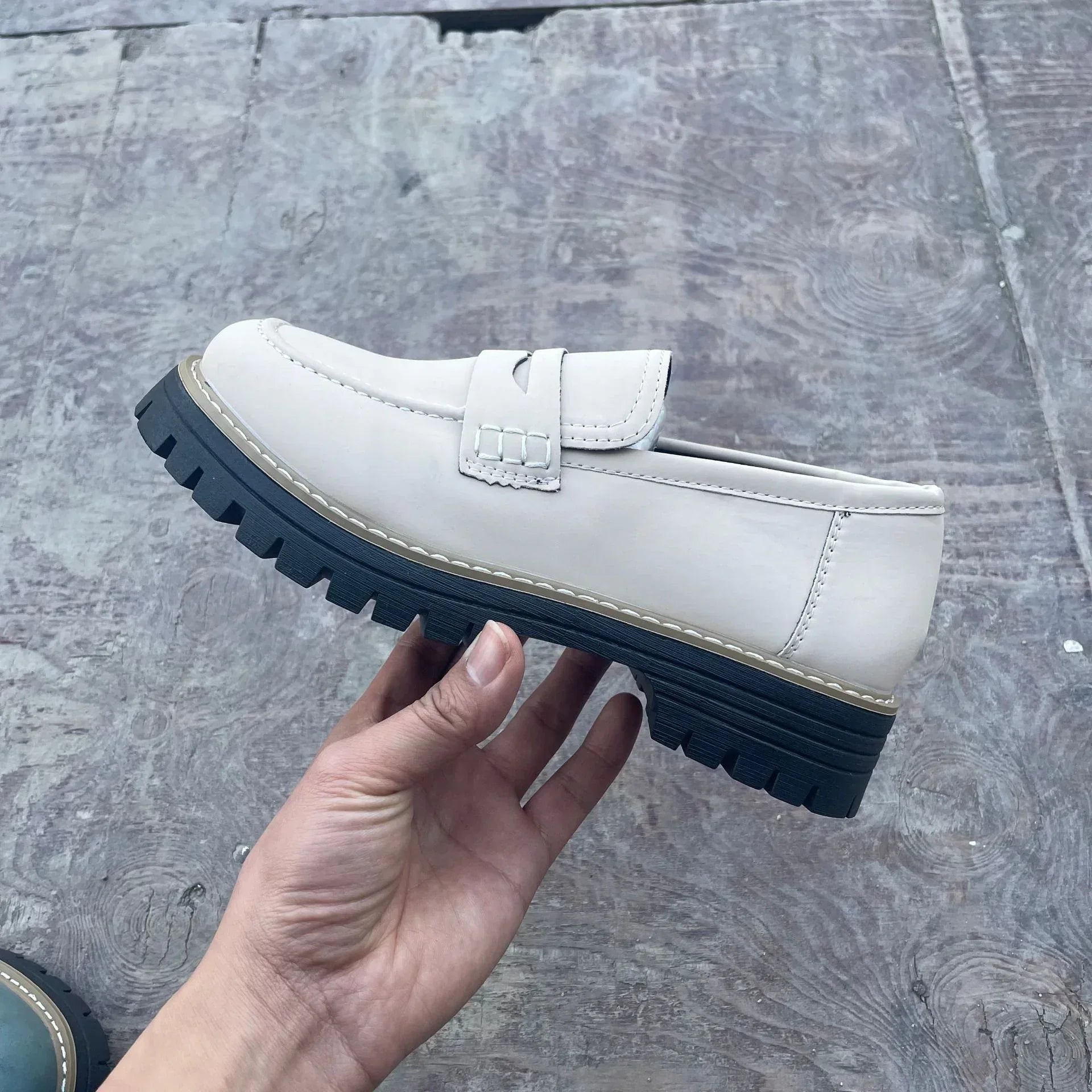 Leather Plus Size Casual Women's Shoes - DanaFashionstore