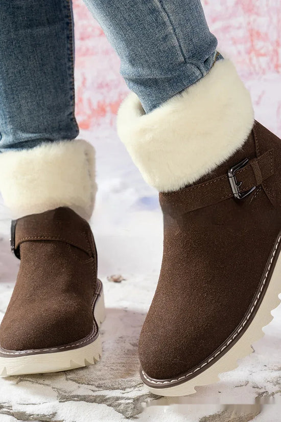 High Quality Middle Tube Platform Snow Boots - DanaFashionstore