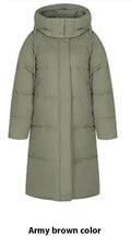 Long Over Knee Hooded Jacket 2025 - Thickened Winter Coat - DanaFashionstore