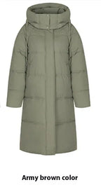 Long Over Knee Hooded Jacket 2025 - Thickened Winter Coat - DanaFashionstore