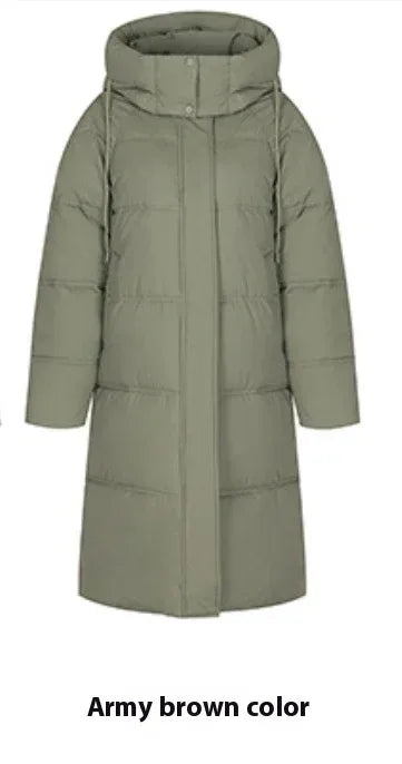 Long Over Knee Hooded Jacket 2025 - Thickened Winter Coat - DanaFashionstore