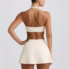 Shockproof High Elastic Brushed Fitness Tennis Skirt - DanaFashionstore