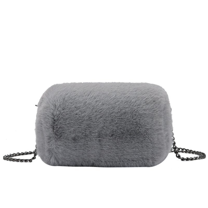 Women's Fashion Plush Chain Shoulder Bag - Dana Fashion