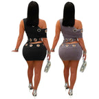 Women's Top And Pencil Skirt Two-piece Set - DanaFashionstore