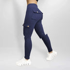 Workwear With Pocket Fitness Pants For Women High Elastic Tight - DanaFashionstore