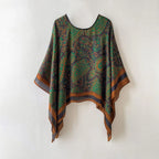 Silk Scarf Artificial Silk Sunscreen Scarf For Women Pullover Shawl - DanaFashionstore
