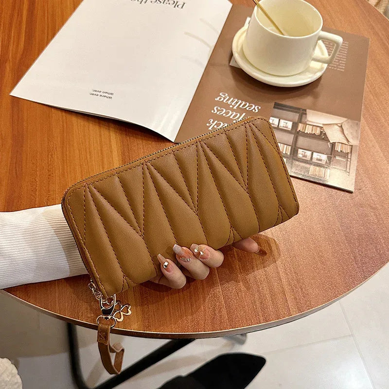 Rhombus Wallet Women's Long European And American Fashion - DanaFashionstore